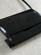 Charles Jourdan 1990s Asymmetric Patent Crossbody Bag - SYLK