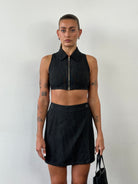 Armani Jeans Linen Stripe Two Piece Skirt Set - S/W25 - SYLK