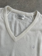 Christian Dior V Neck Logo Knitted Jumper - L - SYLK