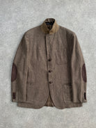 Ralph Lauren Polo 2010s Pure Wool Herringbone Blazer - 44R/XL - SYLK