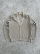 Vintage Pure Wool Knitted Cardigan - S - SYLK