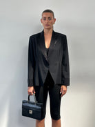 Vintage 90s Fitted Tuxedo Blazer -  M - SYLK
