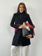 Giorgio Armani 1990s Pure Wool Single Breasted Coat - S - SYLK