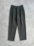 Emporio Armani High Waisted Straight Leg Trousers - W24 - SYLK