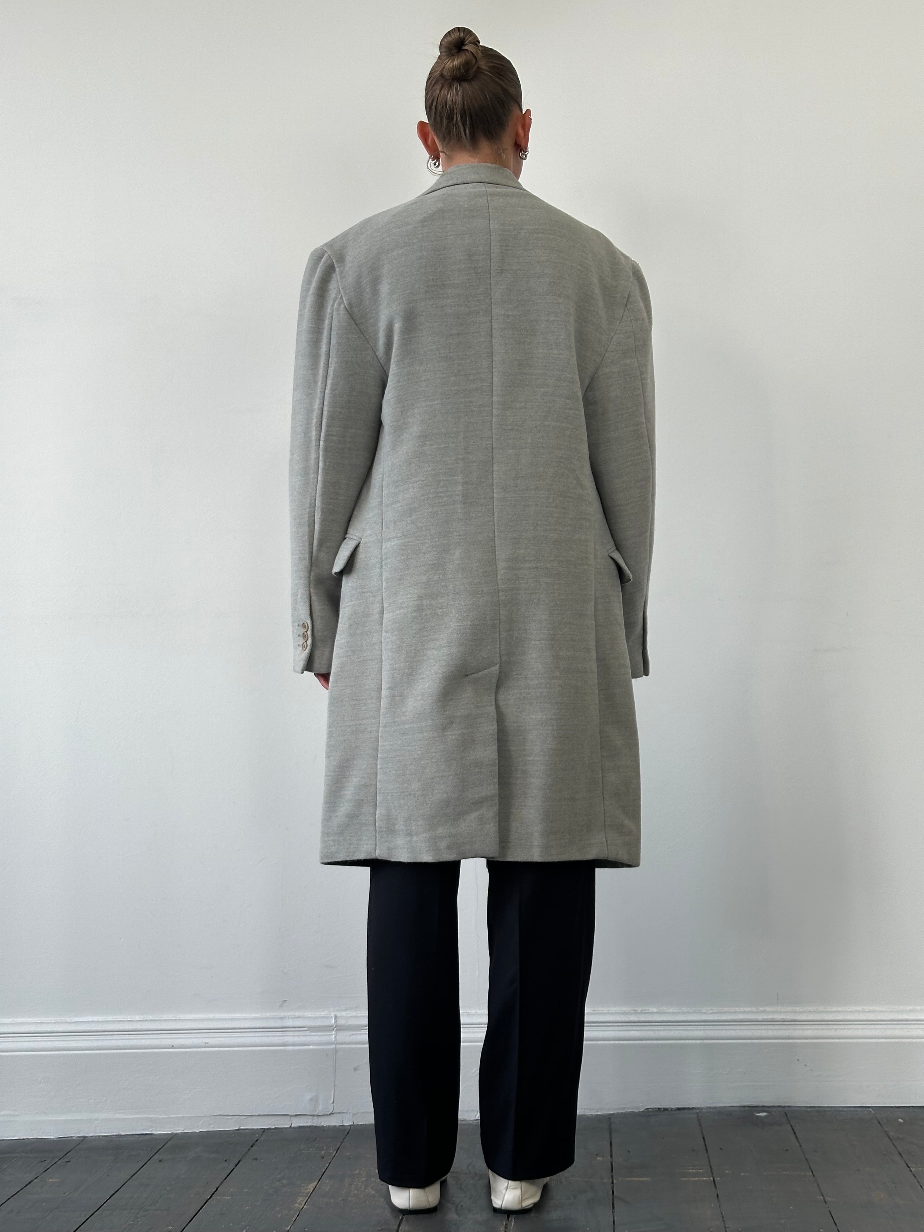 Gianfranco Ferre Wool Single Breasted Coat - L - SYLK