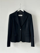 Max Mara Pure Wool Fitted Blazer - XS/S - SYLK