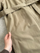 Vintage Nova Check Belted Trench Coat - M - SYLK