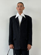 Yves Saint Laurent Brushed Wool Blazer - L/XL - SYLK