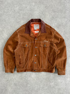 Avirex Suede Trucker Jacket - L - SYLK