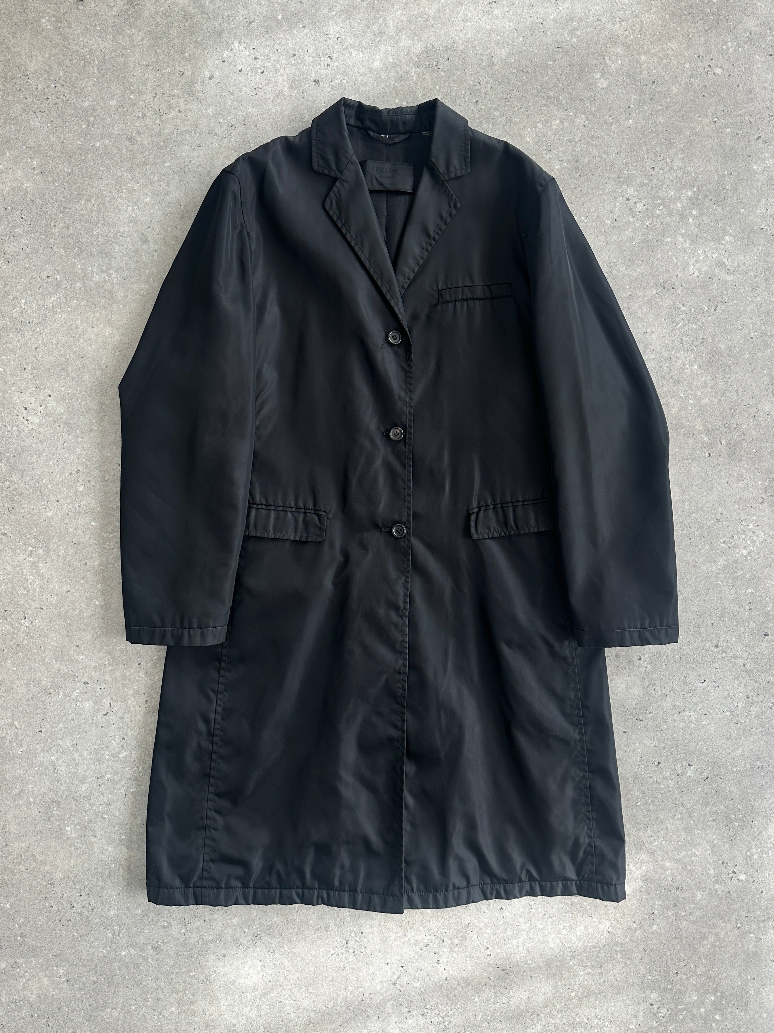 Prada 2000s Nylon Trench Coat - XS/S - SYLK