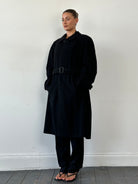 Giorgio Armani Pure Wool Belted Wool Coat - XXL - SYLK