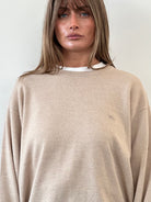 Burberry Merino Wool Logo Knitted Jumper - L/XL - SYLK