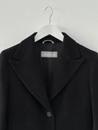 Max Mara Pure Wool Single Breasted Coat - S - SYLK