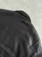 London Fog 1990s Distressed Leather Jacket - L - SYLK