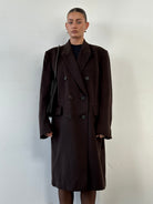 Christian Dior Wool Cashmere Double Breasted Coat - XL - SYLK
