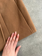 Valentino Pure Wool Double Breasted Bespoke Button Belted Coat - L - SYLK