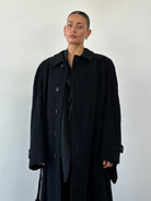 Giorgio Armani Pure Wool Belted Wool Coat - XXL - SYLK