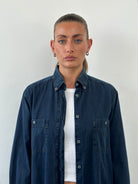 Armani Jeans Denim Logo Shirt - L - SYLK