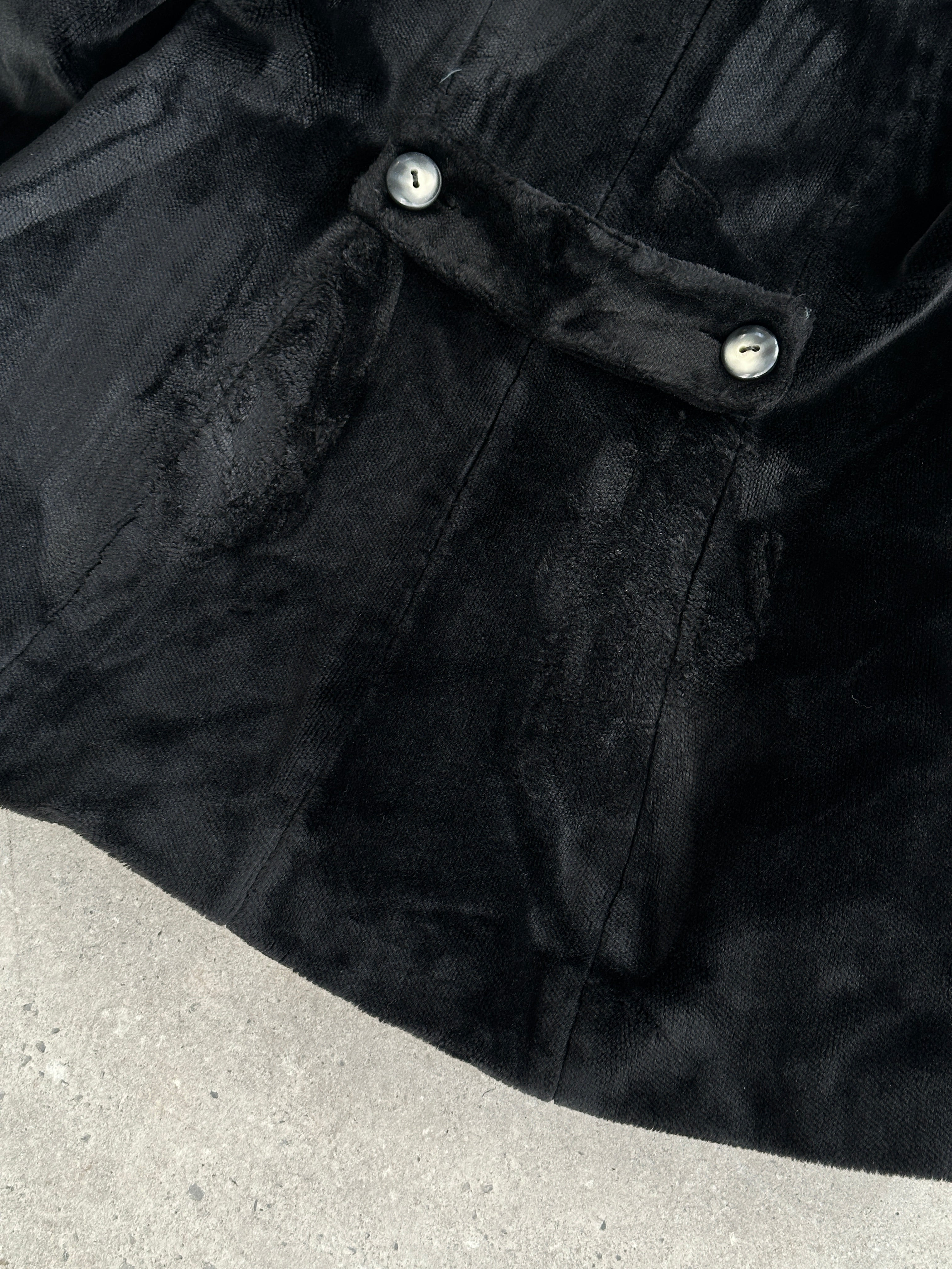 Sportmax Faux Fur Double Breasted Coat - M/L - SYLK