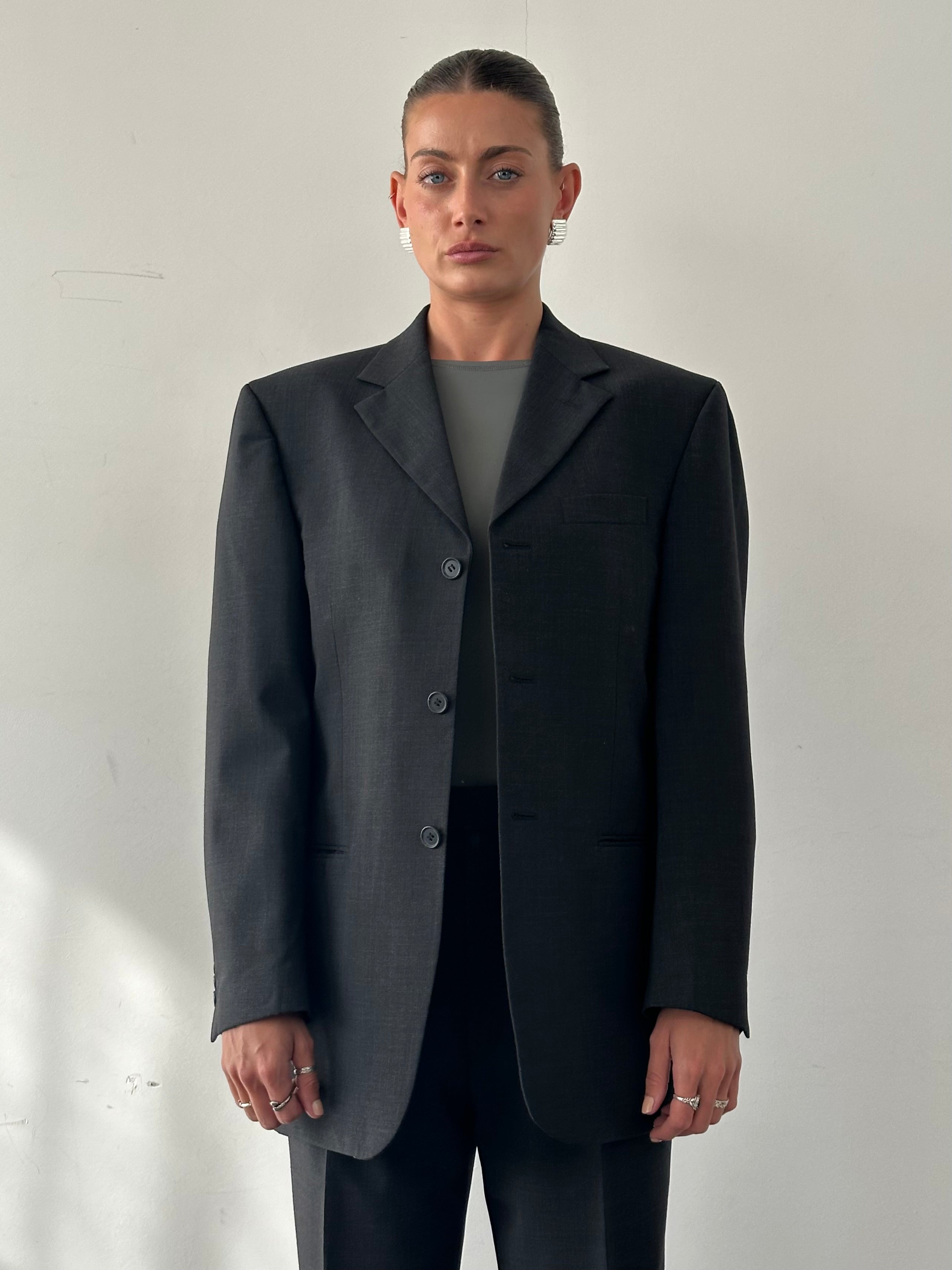 Vintage Wool Single Breasted Suit - 38R/W30 - SYLK