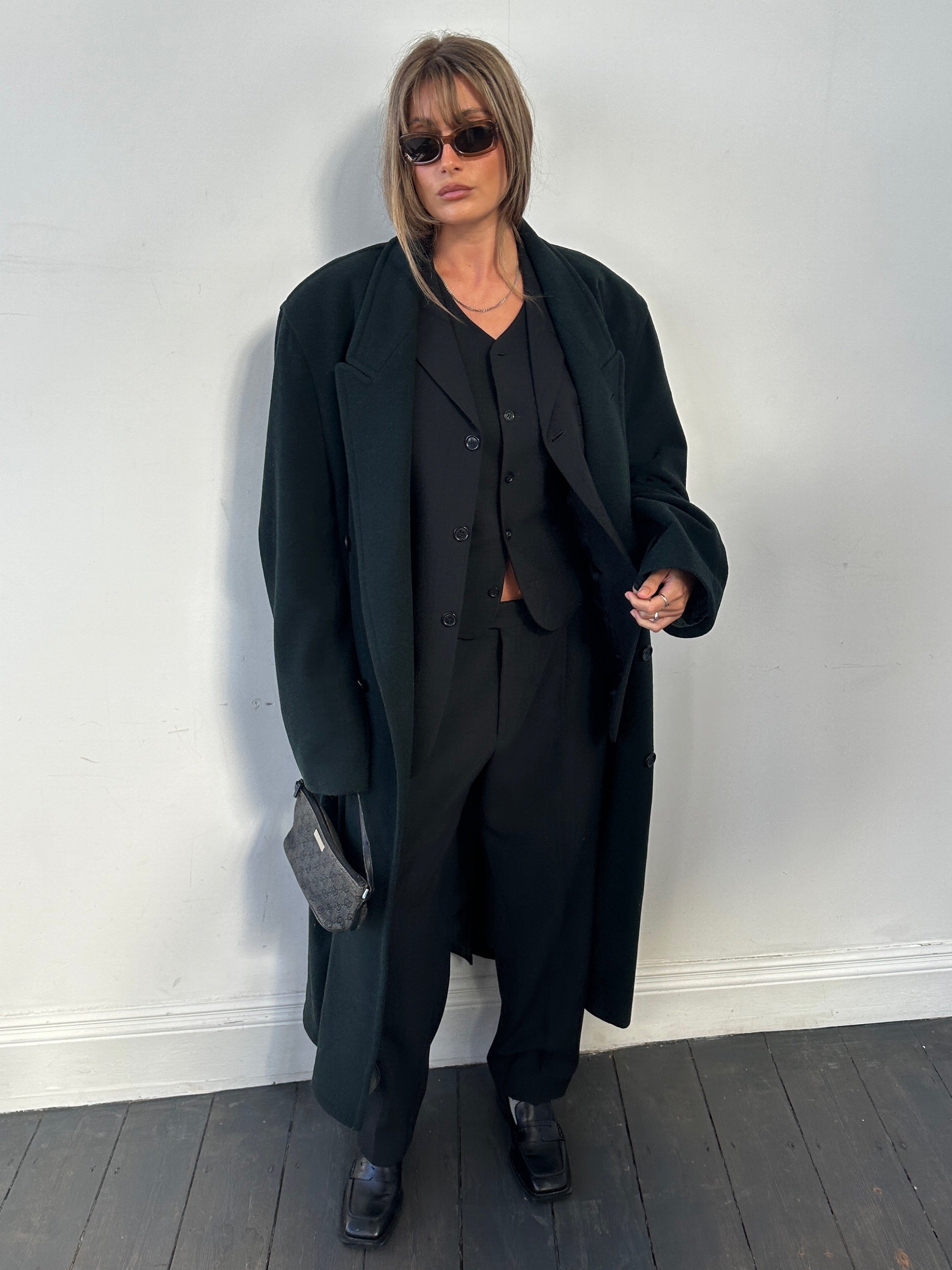 Pierre Cardin Pinstripe Wool Three Piece Suit - 40S/W32 - SYLK