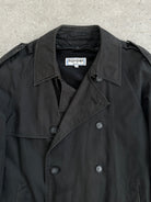 Yves Saint Laurent Cotton Double Breasted Belted Coat - XL - SYLK