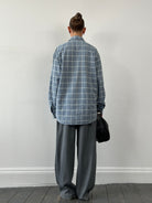 Armani Jeans Check Flannel Pure Cotton Logo Shirt - XXL - SYLK