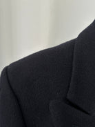 English Vintage 1990s Wool Cashmere Double Breasted Coat - XL - SYLK