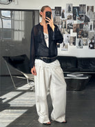 Armani Jeans 1990s Sheer Shirt - M - SYLK