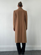 Valentino Pure Wool Double Breasted Bespoke Button Belted Coat - L - SYLK