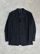 Gianni Versace Couture Stripe Single Breasted Blazer - 40R/L - SYLK