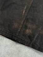 Guess Distressed Leather Jacket - XL - SYLK