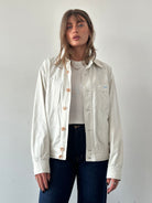 Iceberg Button Up Bomber Jacket - M/L - SYLK