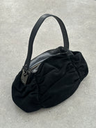 Armani Jeans Suede Ruched Shoulder Bag - SYLK