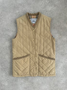 Burberry Nylon Bespoke Button Nova Check Gilet - M - SYLK