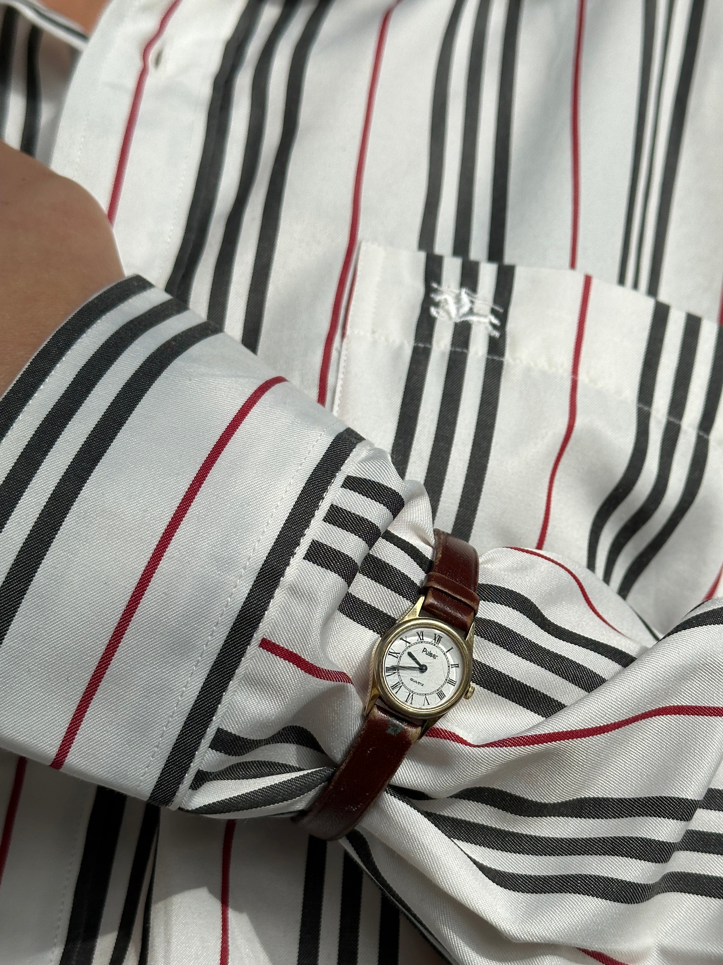 Pulsar 1990s Gold Tone Round Quartz Watch - SYLK