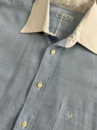 Christian Dior Contrast Collar Logo Shirt - M/L - SYLK