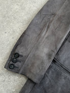 Giorgio Armani Black Label Pure Suede Blazer Jacket - L - SYLK