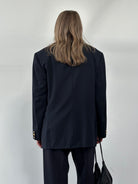Valentino Pure Wool Double Breasted Blazer - 42R/XL - SYLK