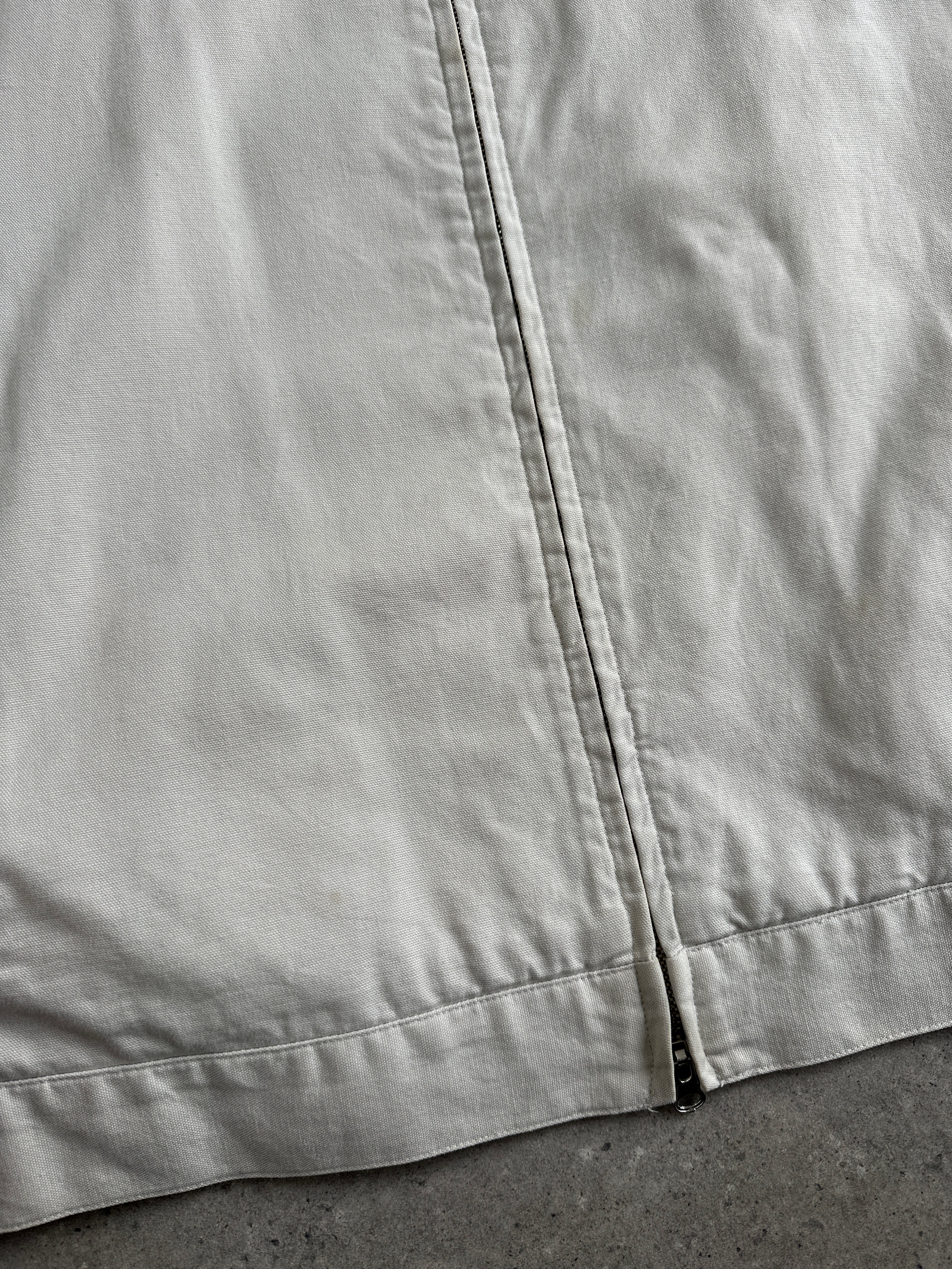 Yves Saint Laurent Pure Cotton Double Zip Logo Bomber Jacket - XL - SYLK