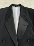 Christian Dior Monsieur 80s Double Breasted Tuxedo Tailcoat Blazer - M - SYLK