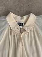 Dolce & Gabbana D&G Pure Silk Puff Sleeve Shirt - XS/S - SYLK