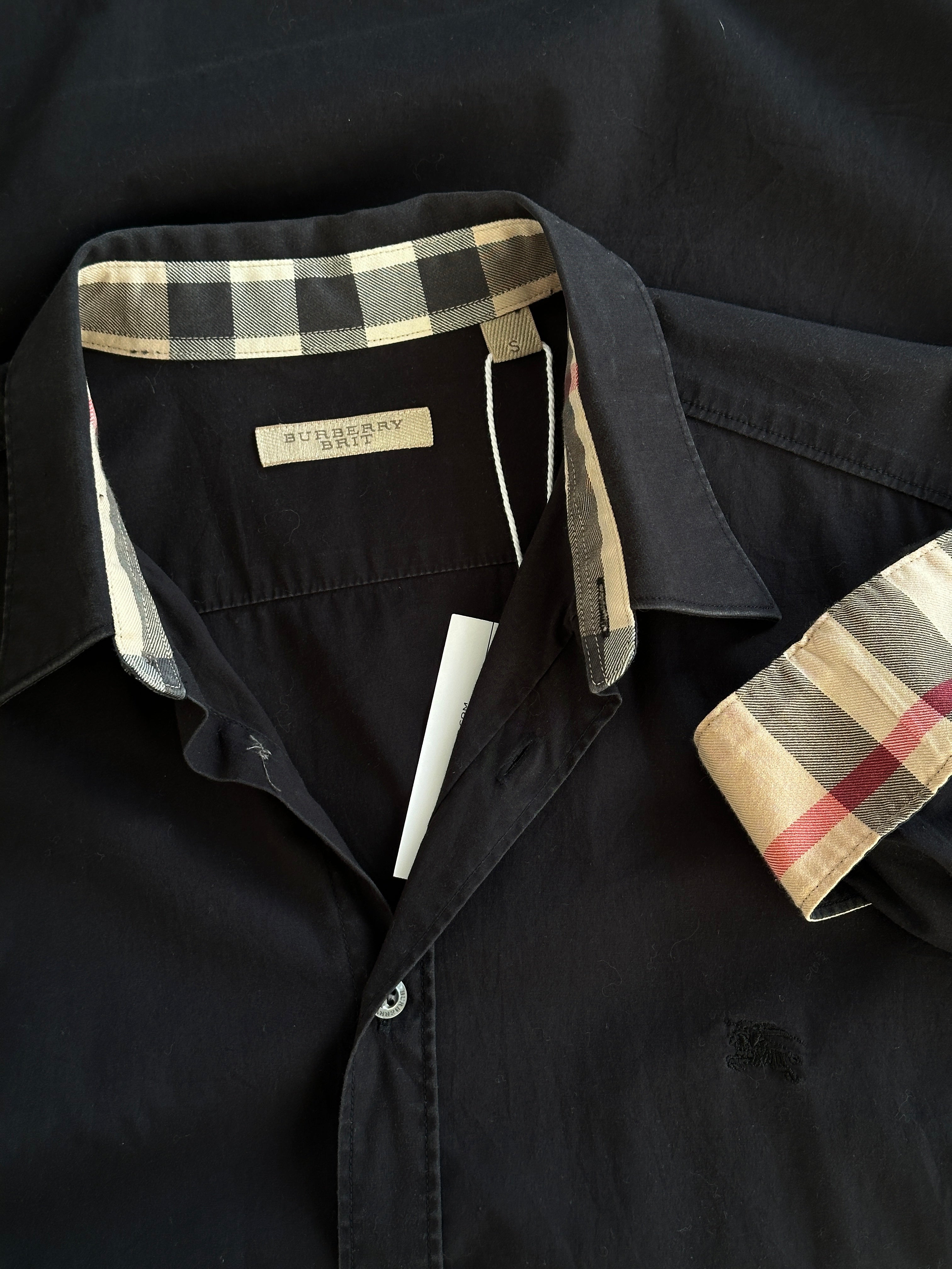 Burberry Brit Nova Check Embroidery Logo Shirt - XS - SYLK