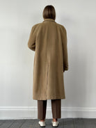Christian Dior Fuzzy Wool Camel Hair Single Breasted Coat - XL/XXL - SYLK