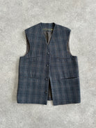 Vintage Check Handmade Waistcoat - M - SYLK