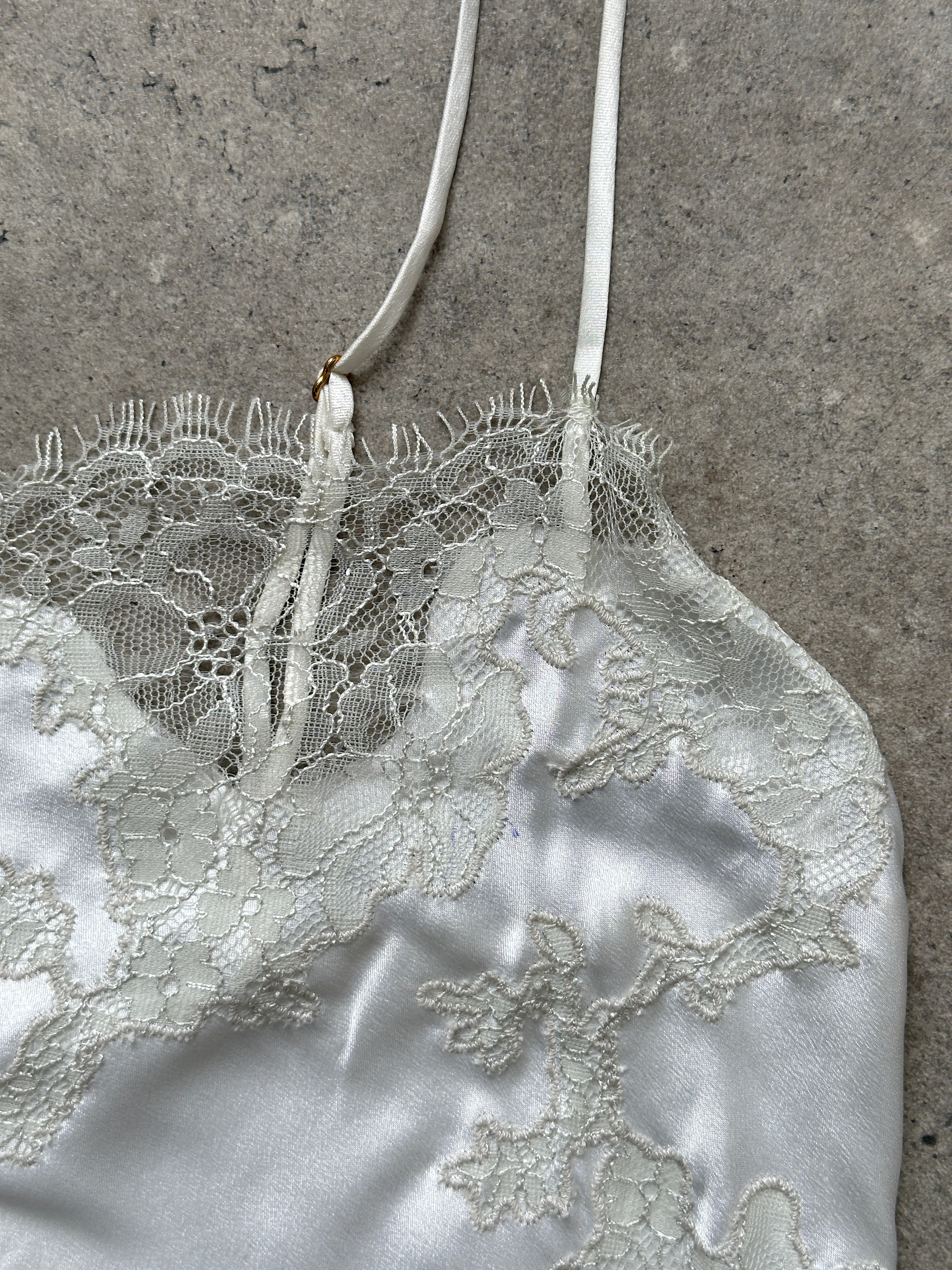 Victoria’s Secret 2000s Lace Satin Slip Dress - S/M - SYLK