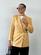 Giorgio Armani Black Label Pure Wool Fitted Blazer - S/M - SYLK