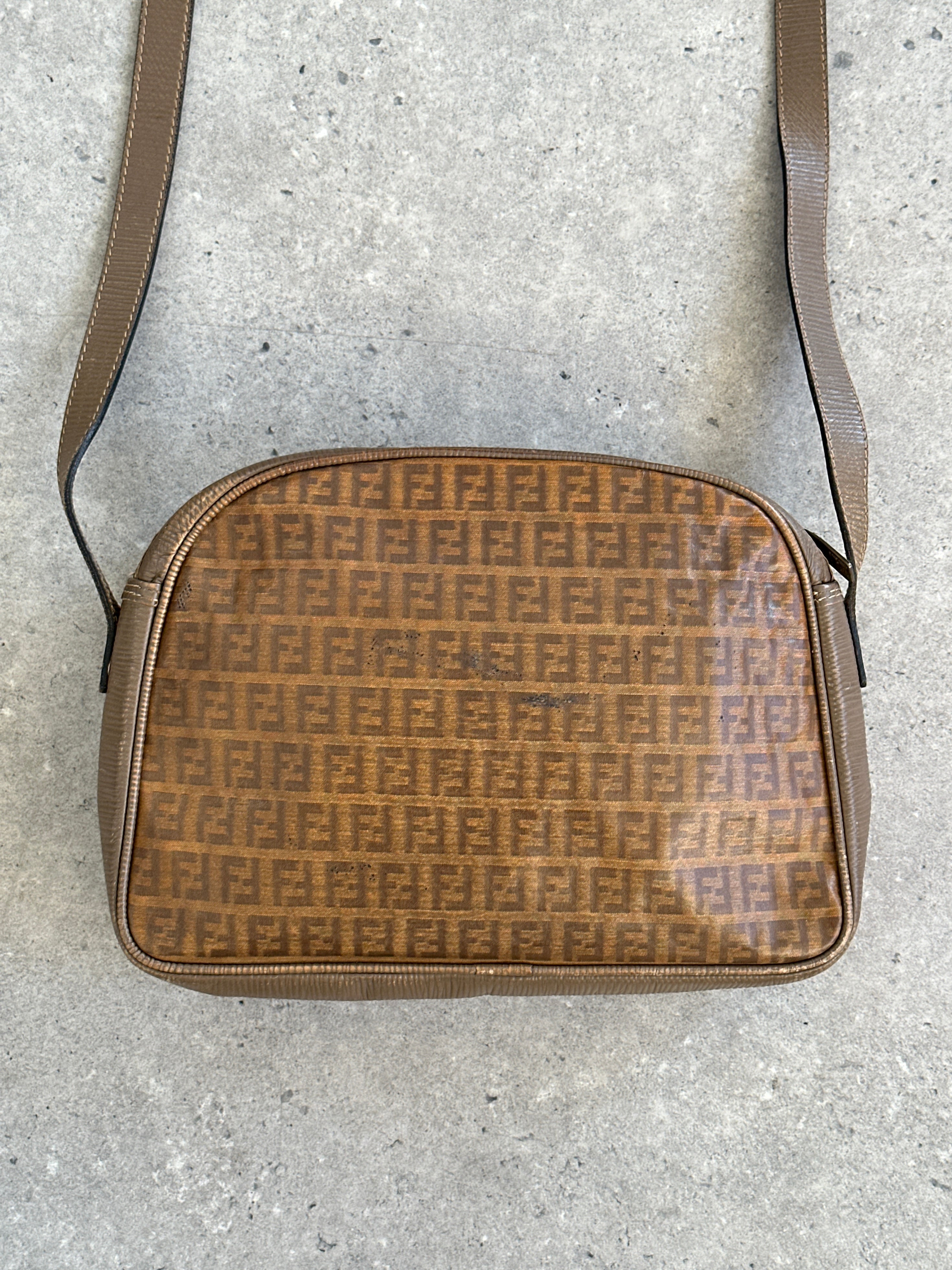 Fendi FF Monogram Crossbody Bag - SYLK