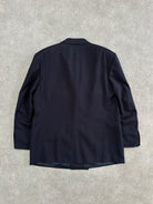Hugo Boss 1990s Double Breasted Super 100s Wool Blazer - 44L/XL - SYLK