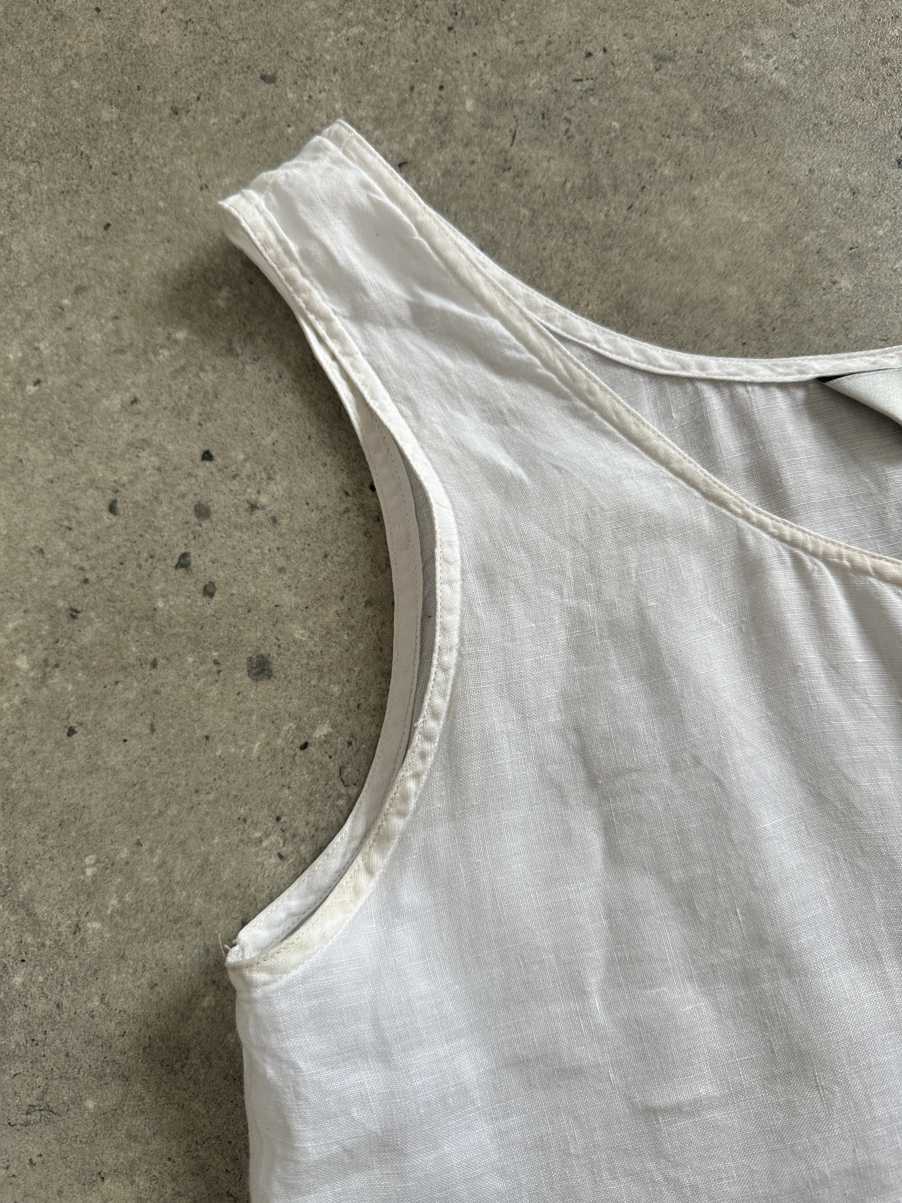 Marella 2000s Pure Linen Two Piece Skirt Top Set - L/W30 - SYLK